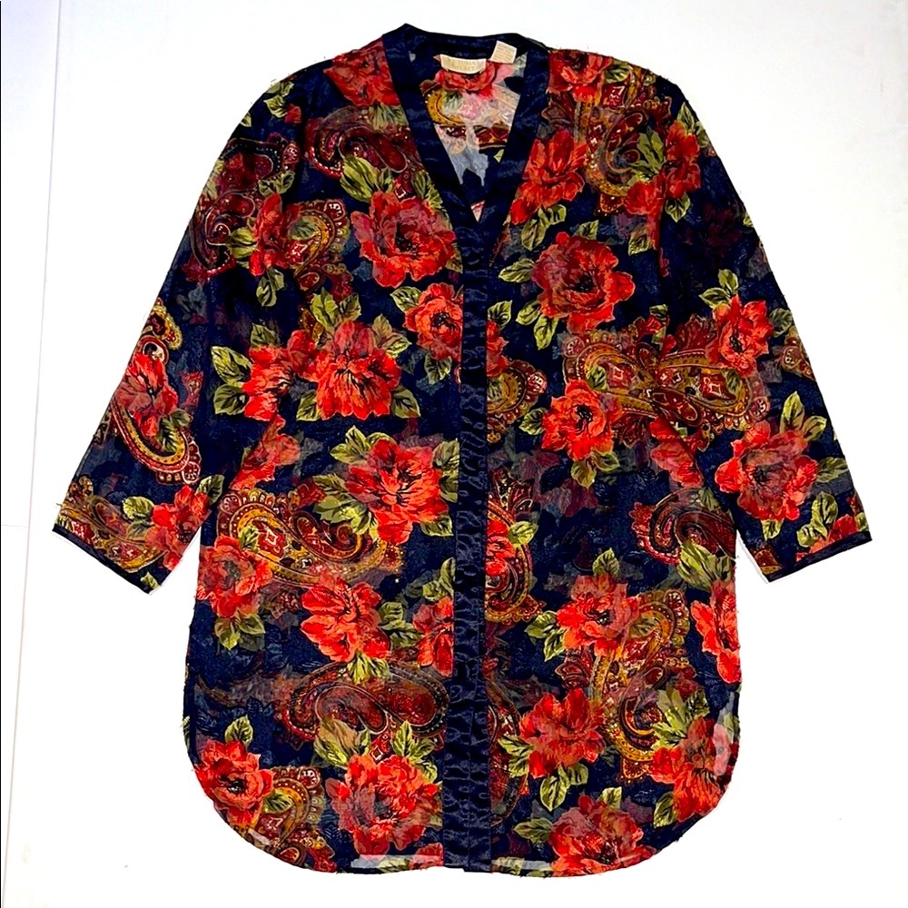Vintage Victoria’s Secret Gold Label Floral Nightgown